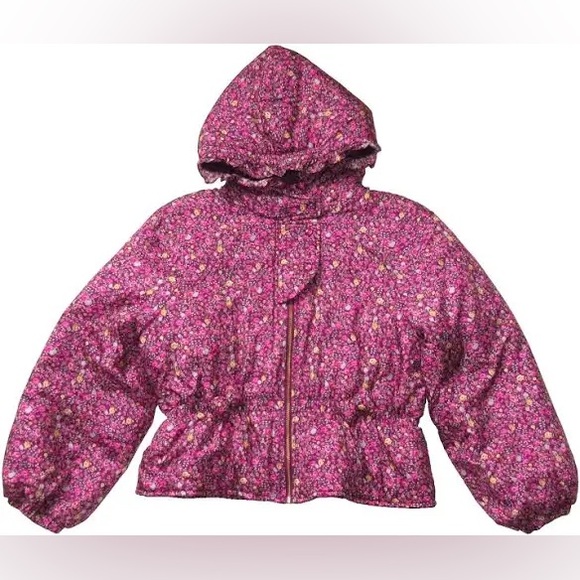 LoveShackFancy Modena Floral Hooded Jacket - Picture 2 of 5